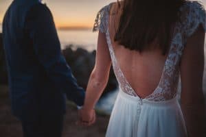 photographe mariage nantes rock folk la baule plage falaise