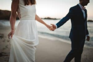 photographe mariage nantes rock folk la baule plage falaise