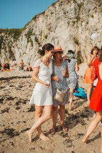 photographe mariage nantes rock folk la baule plage falaise