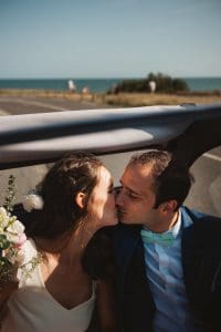photographe mariage nantes rock folk la baule plage falaise