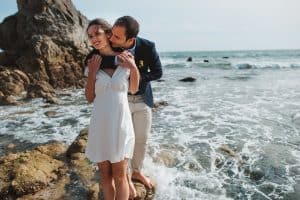 photographe mariage nantes rock folk la baule plage falaise