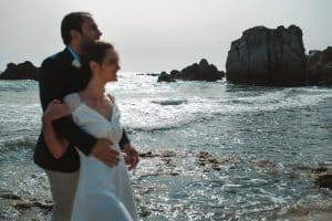 photographe mariage nantes rock folk la baule plage falaise
