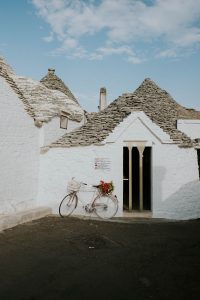 alberobello, puglia, italy, photography, bike