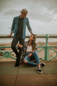 couple, brighton, skate, photographer