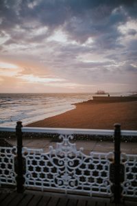 palace pier, brighton, sunset, photographer