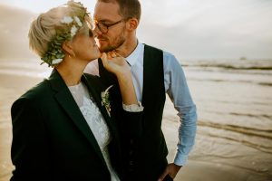wedding, photographer, rock, beach, netherlands, folk, boho