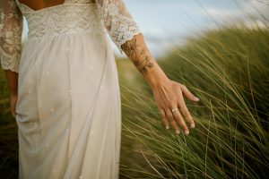 wedding, photographer, rock, beach, netherlands, folk, boho