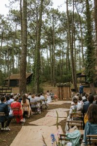 photographe forêt mariage cérémonie slow village