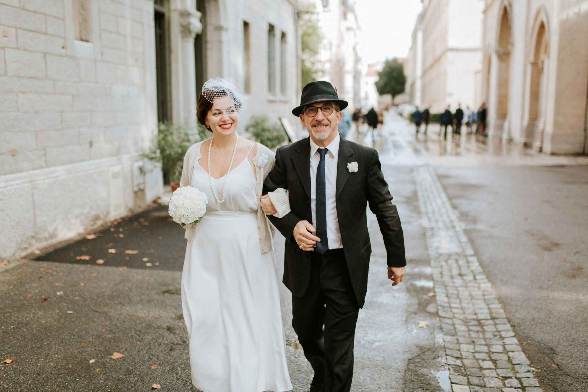 mariage civil lyon photographe rétro chic