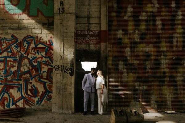mariage civil industriel entrepot Paris