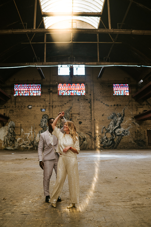 photographe mariage industriel Paris urbain